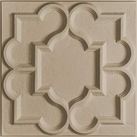 CEILUME Victorian 2ft x 2ft Latte Ceiling Tile V1-VICTOR-22LAO